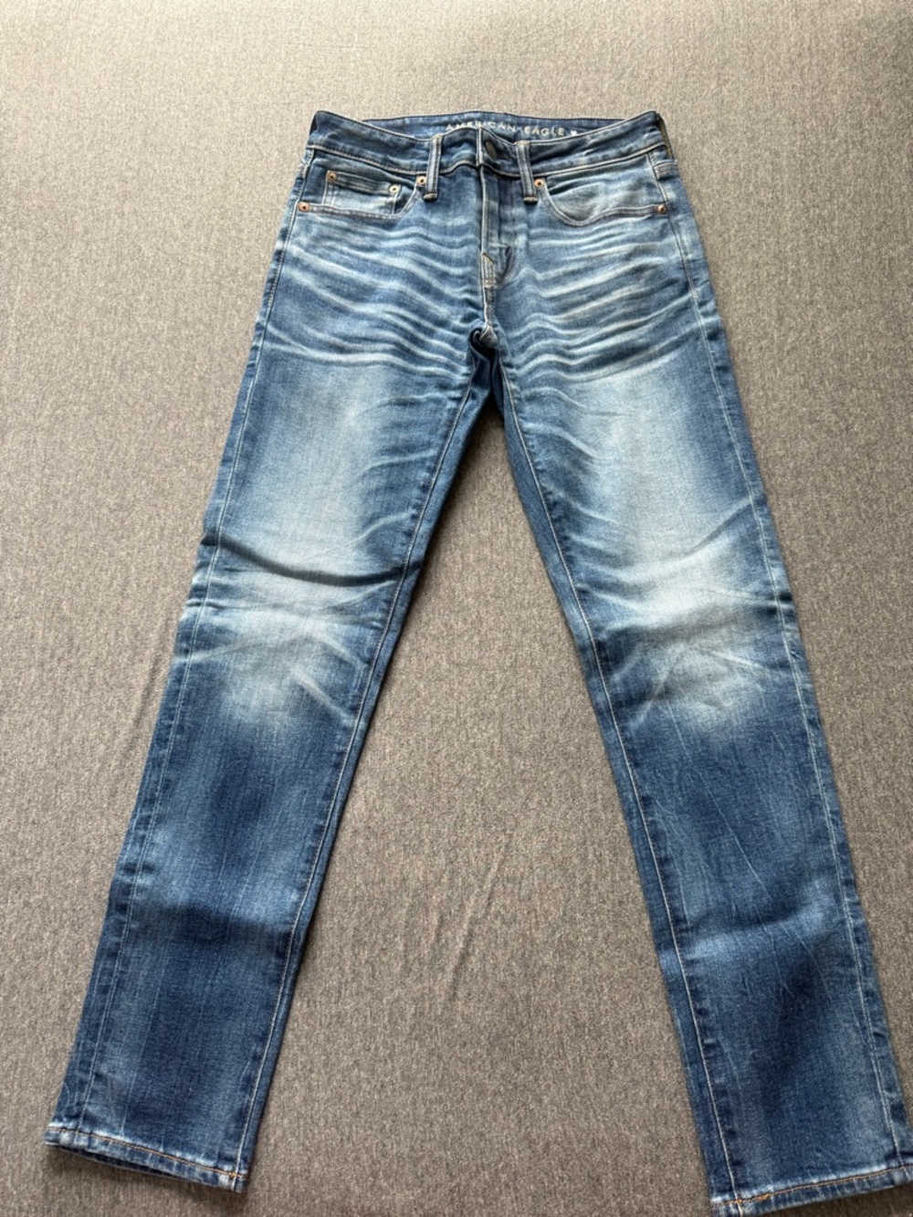Men’s American Eagle Outfitters Faded Blue Skinny Jeans
